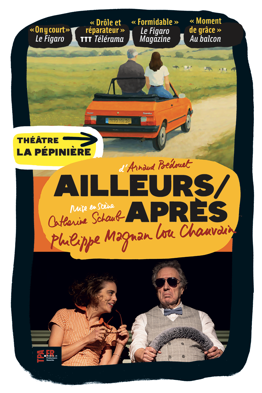 Affiche du spectacle  AILLEURS, APRES