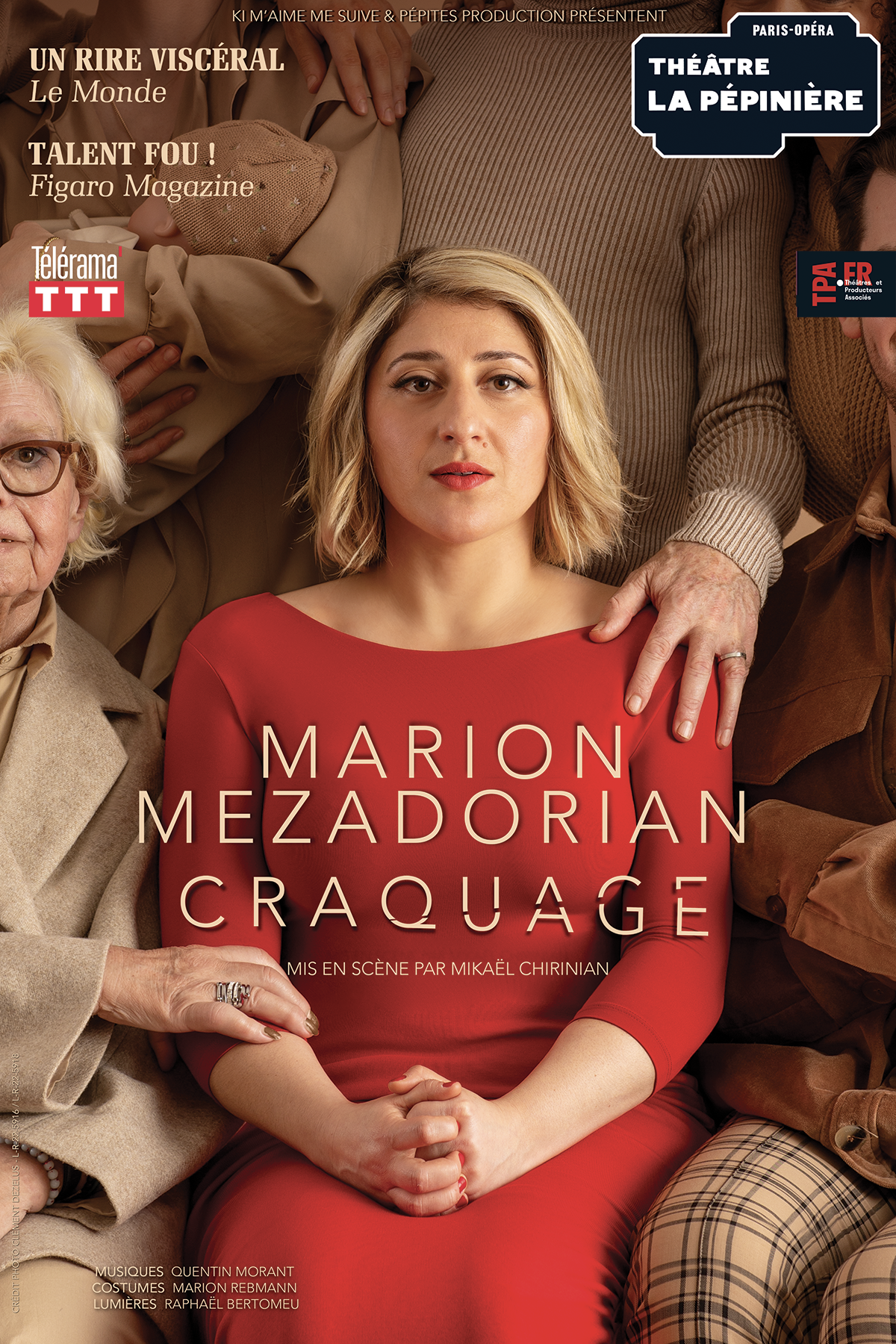Affiche du spectacle  MARION MEZADORIAN DANS CRAQUAGE
